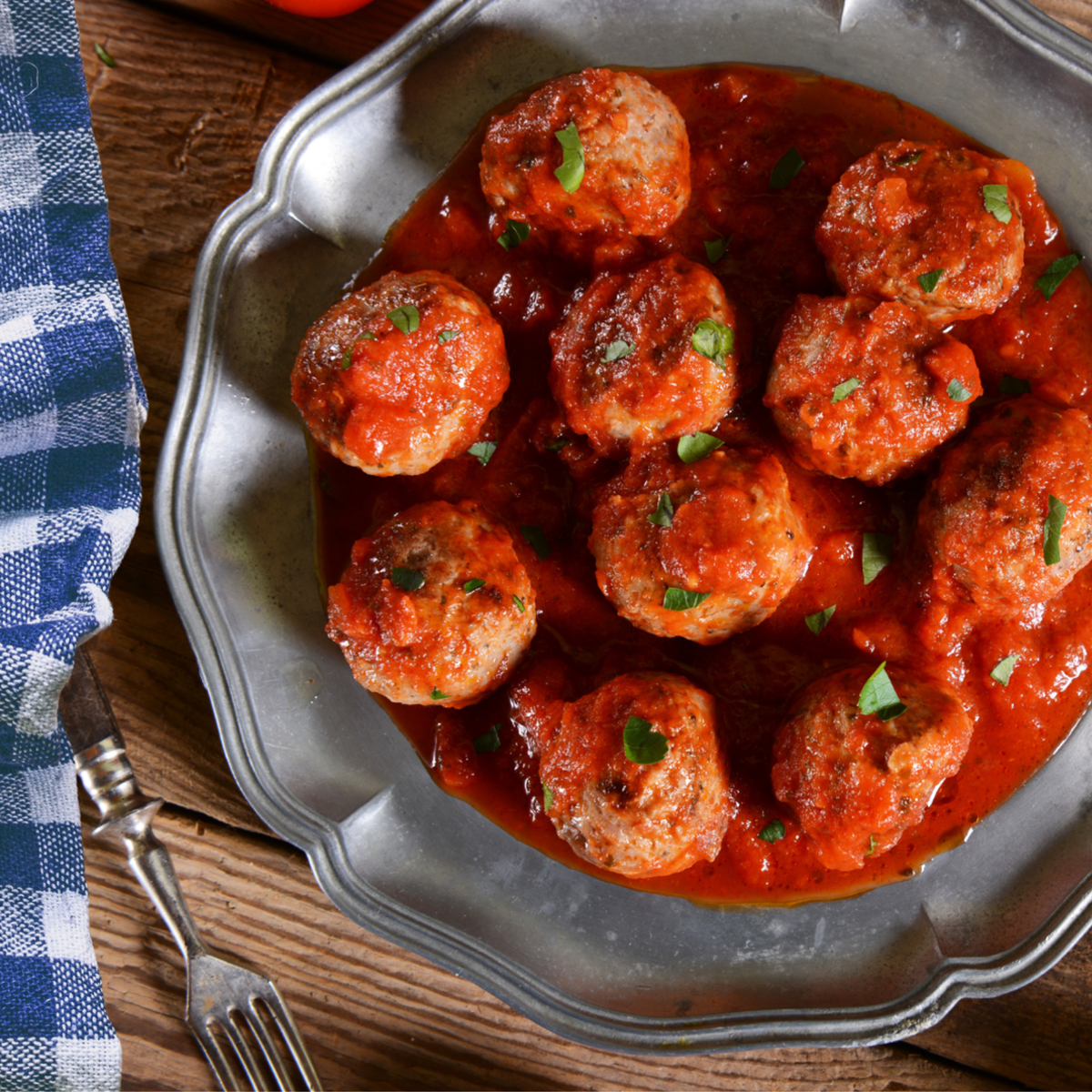 Meat Balls with Tomato & Parmigiano image 1