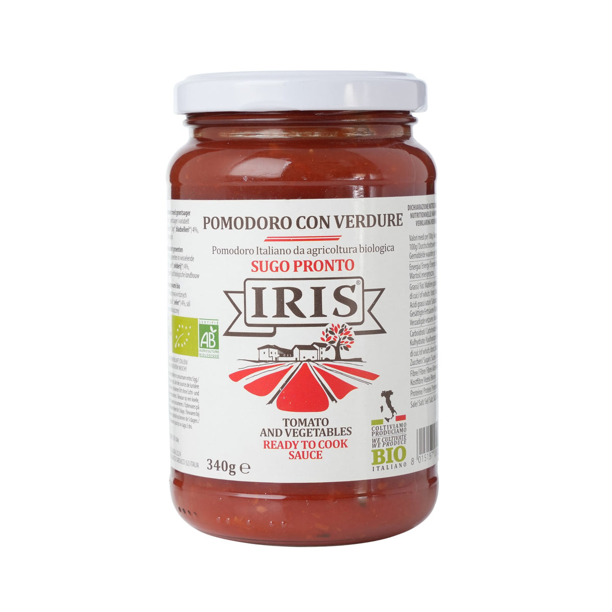 Chopped Tomatoes with Vegetables Organic Italian image 1