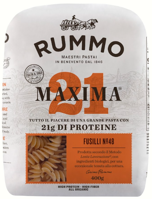 Fusilli Maxima - Italian Durum & Pea Pasta 400g image 1