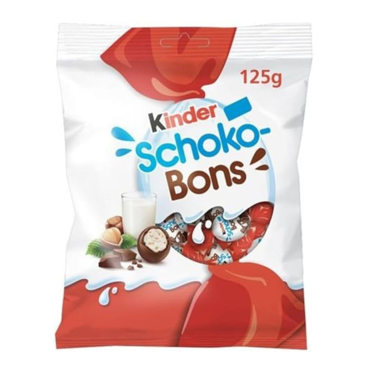 Schokobons Milky Bitesize Chocolates Bag 125g image 1