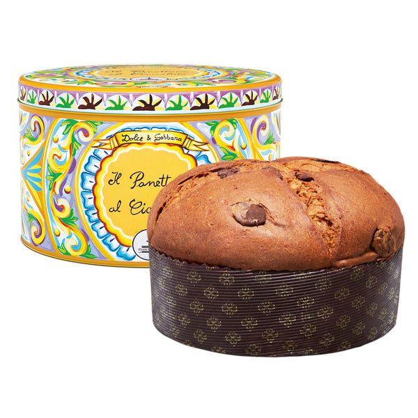 Panettone Chocolate with Dolce & Gabbana Tin 1kg image 1