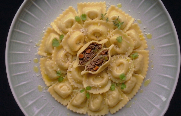 Beef Stew Ravioli Frozen 500g image 1