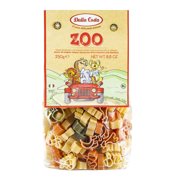Zoo pasta for kids Tricolour image 1