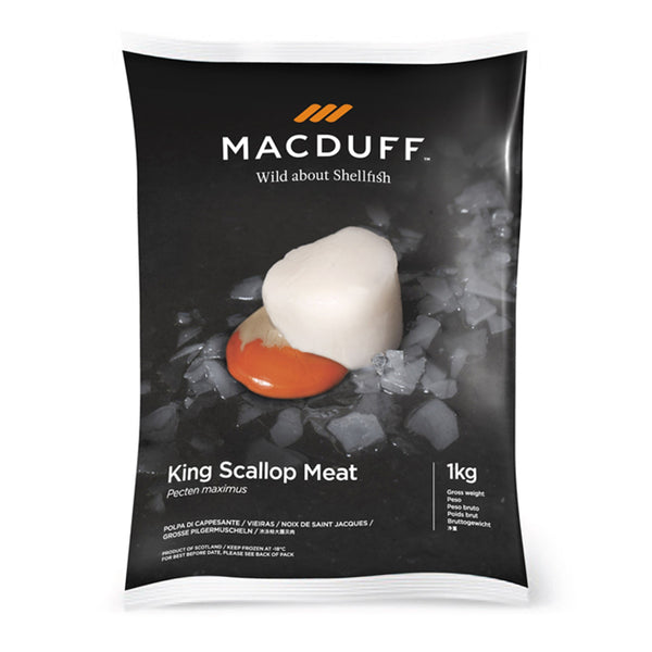 Scallop Meat with Coral Frozen 10-20pcs image 1