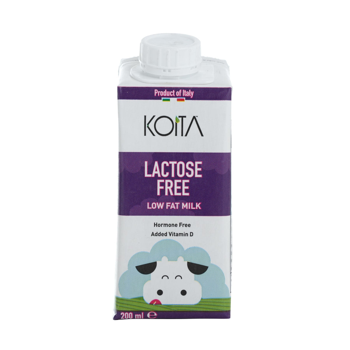 Lactose-Free Non-Hormone Low-Fat Milk 200ml image 1