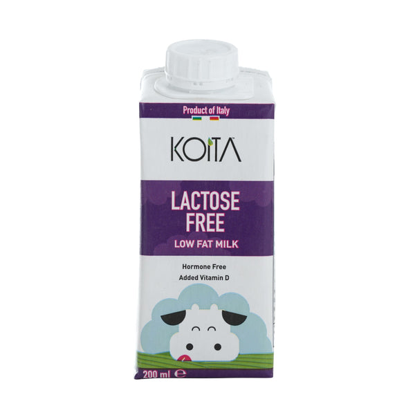 Lactose-Free Non-Hormone Low-Fat Milk 200ml image 1