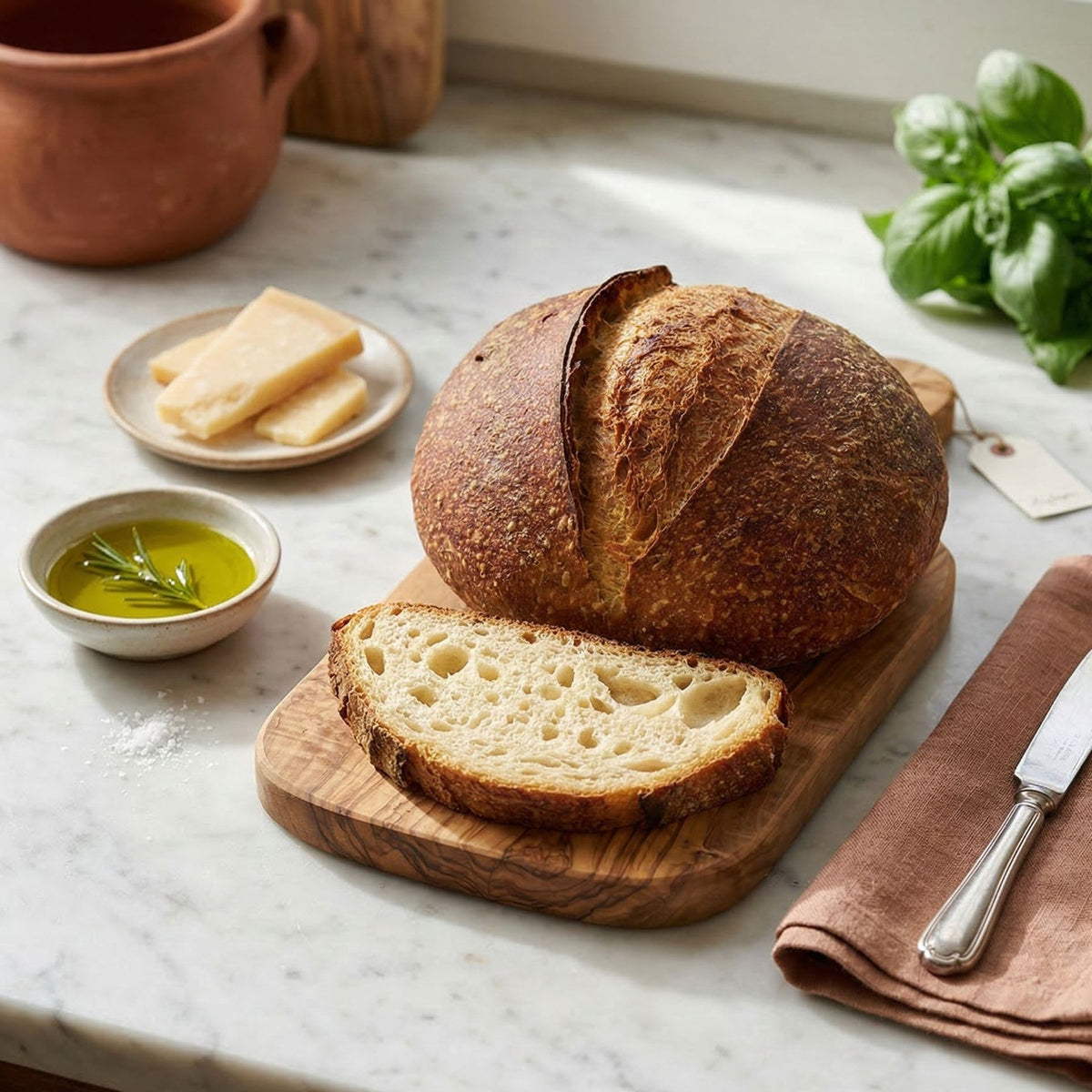 Freshly Baked Puglia Bread Loaf image 2