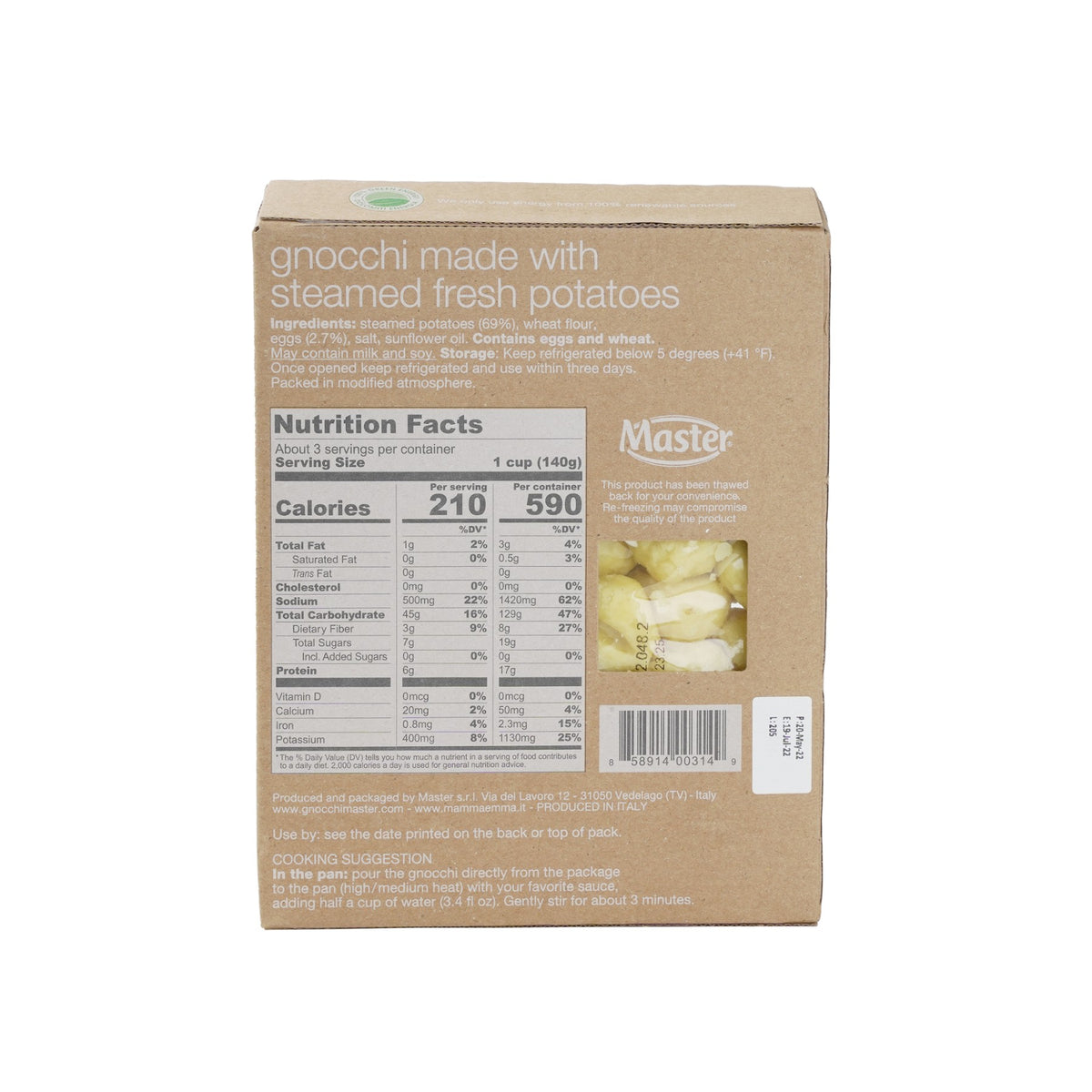 Potato Gnocchi from Fresh Steamed Potatoes image 2