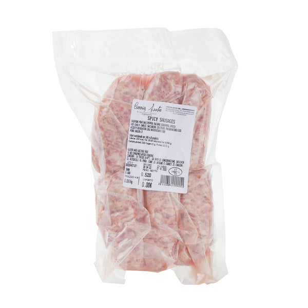 Pork White Fresh Sausage Spicy 6pcs image 1