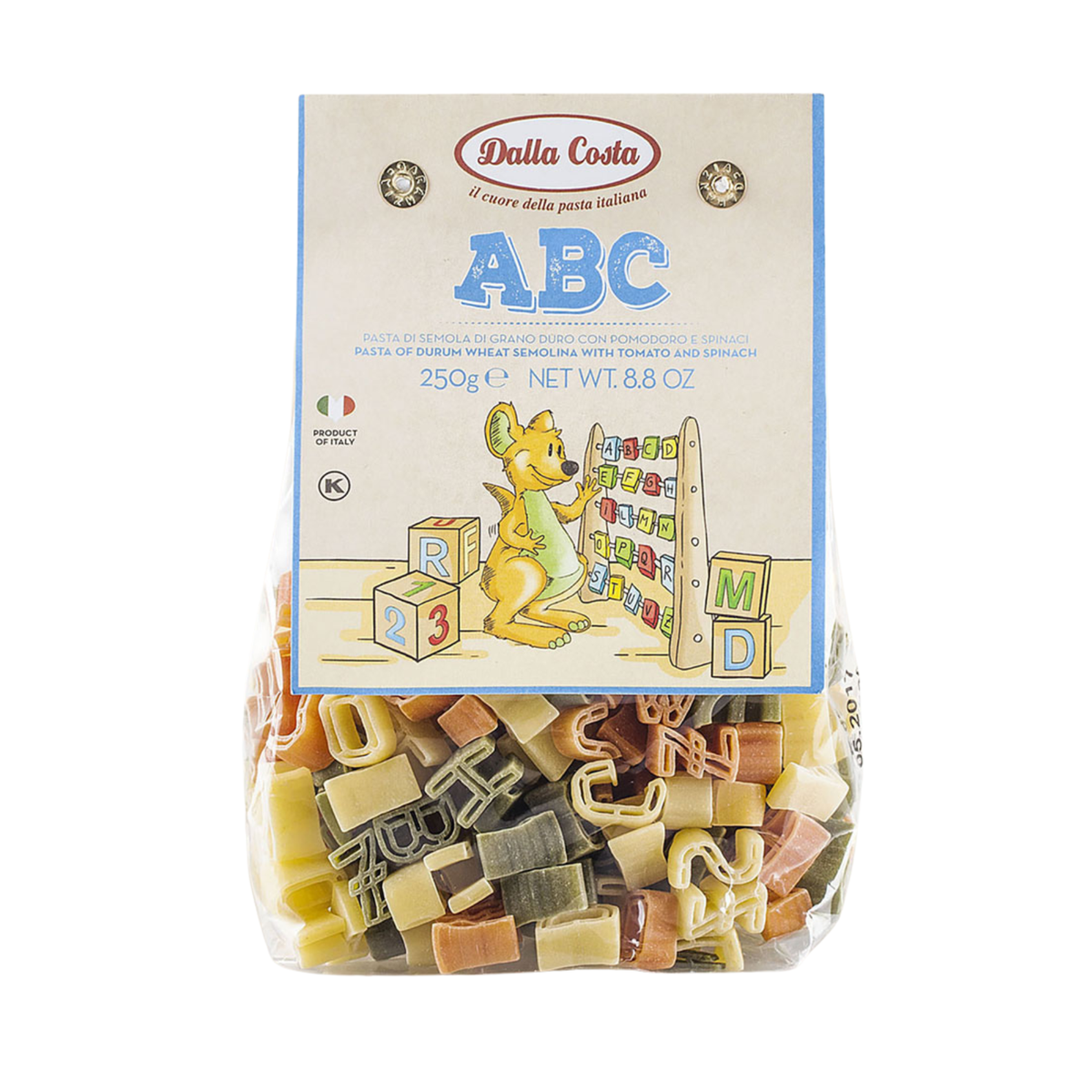 Alphabet Pasta for Kids Tricolour image 1