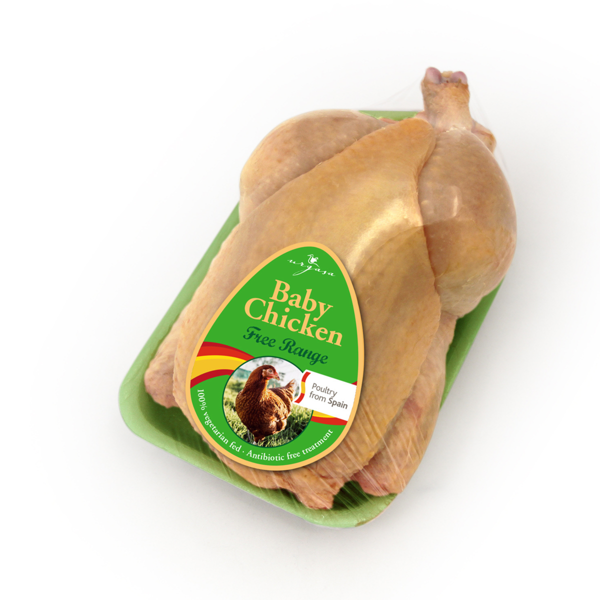 Baby Chicken Free Range Corn Fed from Spain Frozen image 1