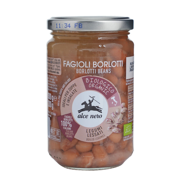 Organic Cooked Borlotti Beans image 1