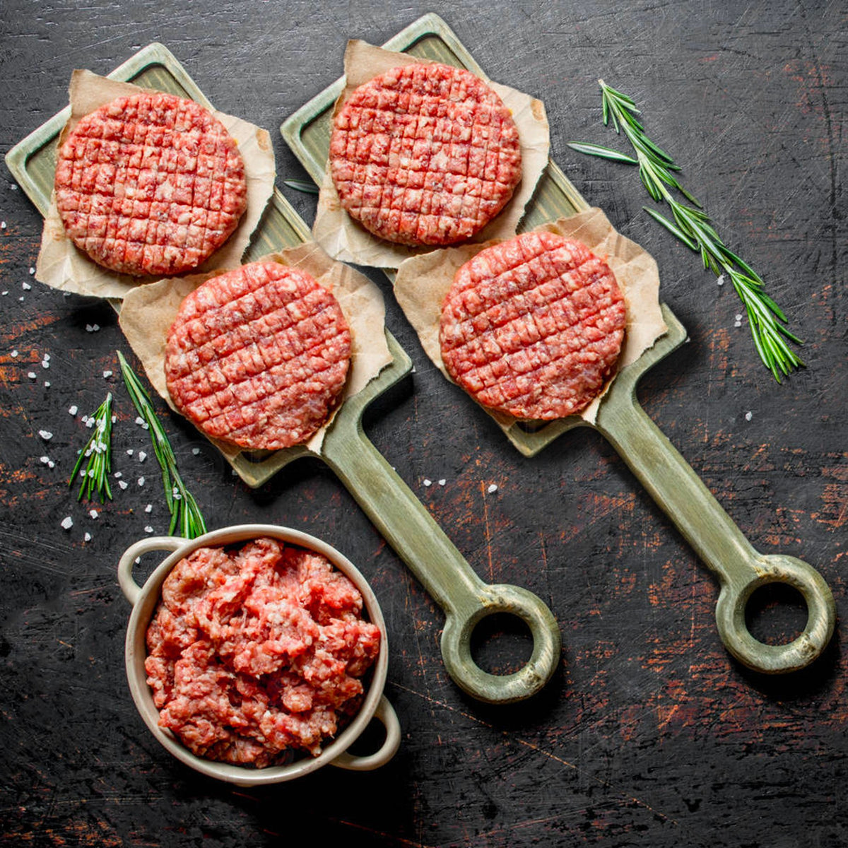 Lamb Burger from Australia 130g x 4pcs image 1