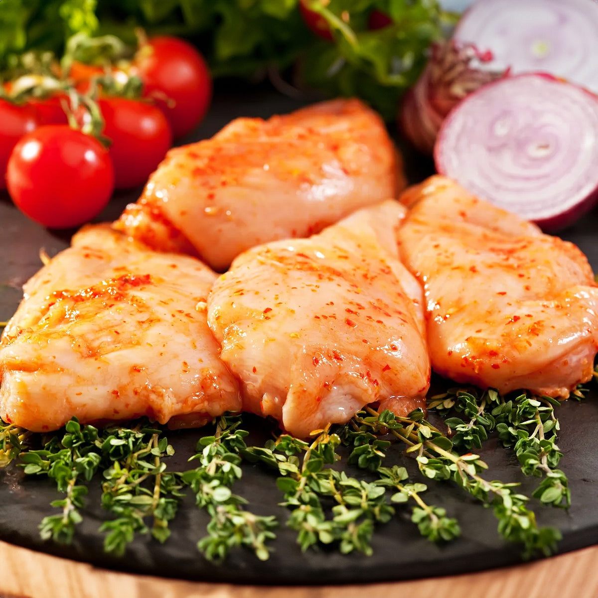 Chicken Escalope Spicy Marinated Corn-Fed image 1