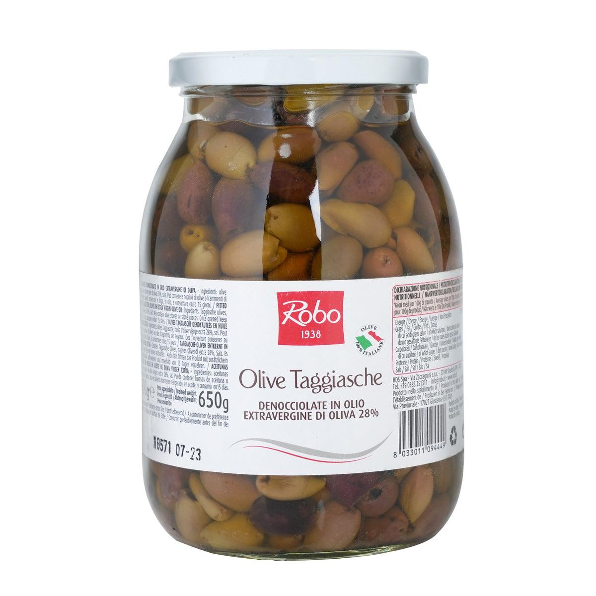 Pitted Taggiasche Olives in Extra Virgin Olive Oil image 1