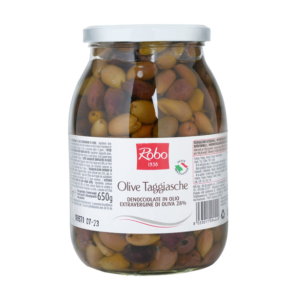 Pitted Taggiasche Olives in Extra Virgin Olive Oil image 1