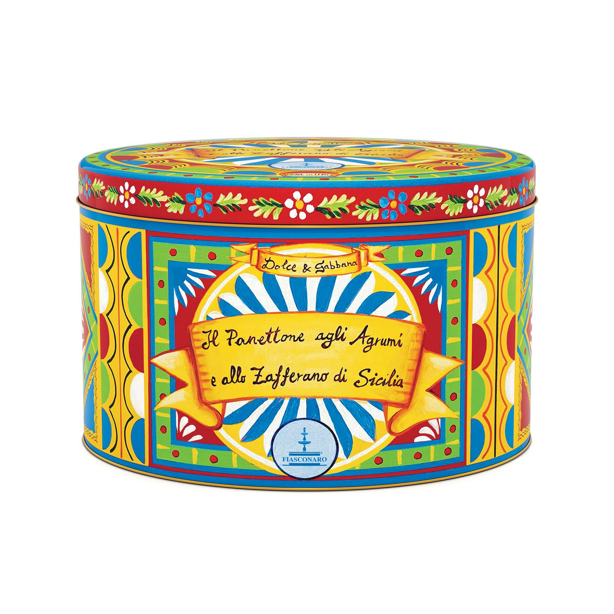 Panettone Citrus & Saffron with Dolce & Gabbana Tin 500g image 1