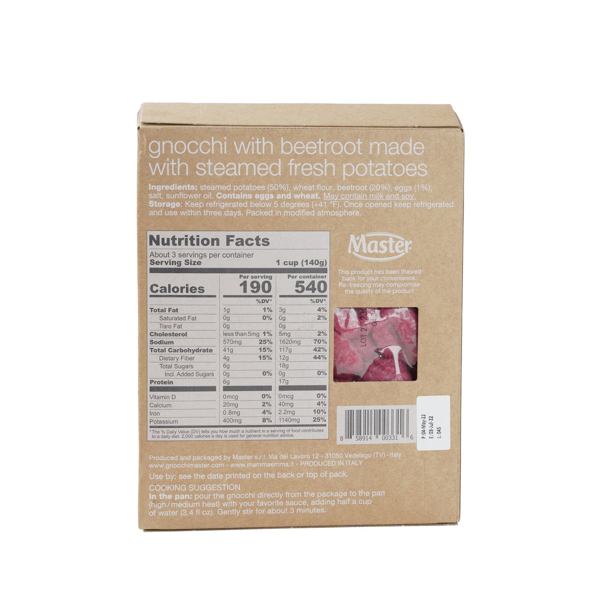 Potato Gnocchi with Beetroot image 2
