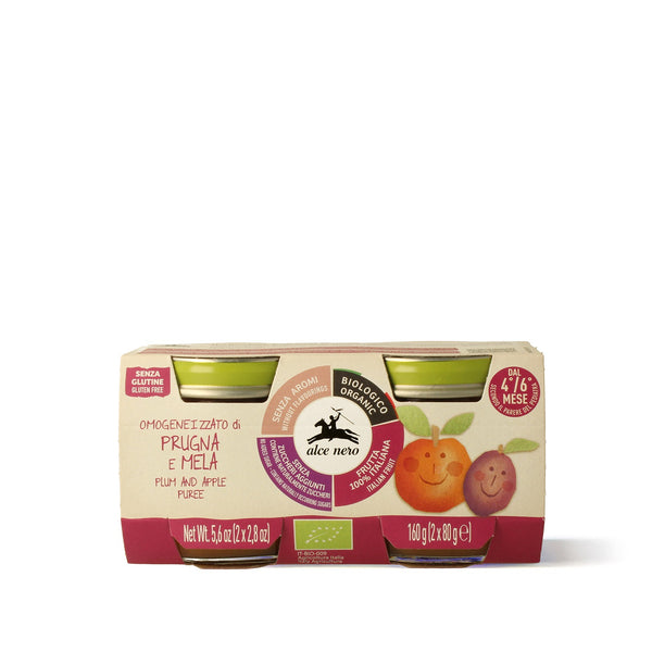 Apple & Plum - Organic Fruit Puree 2 x 80g image 1