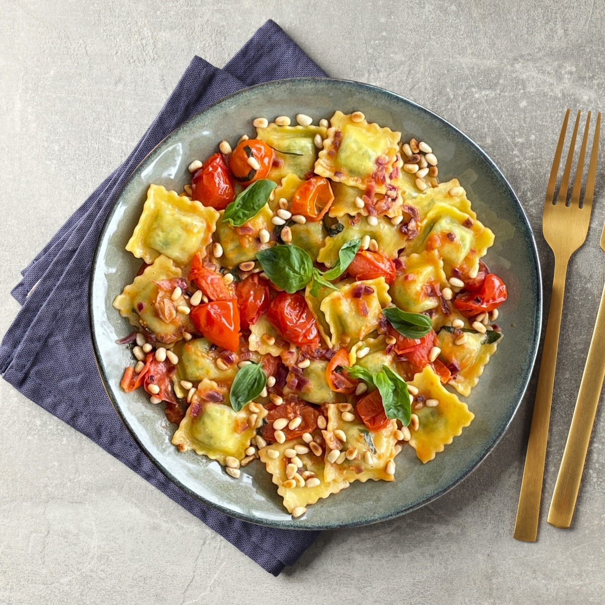 Ravioli with seafood & Datterino Tomato image 1