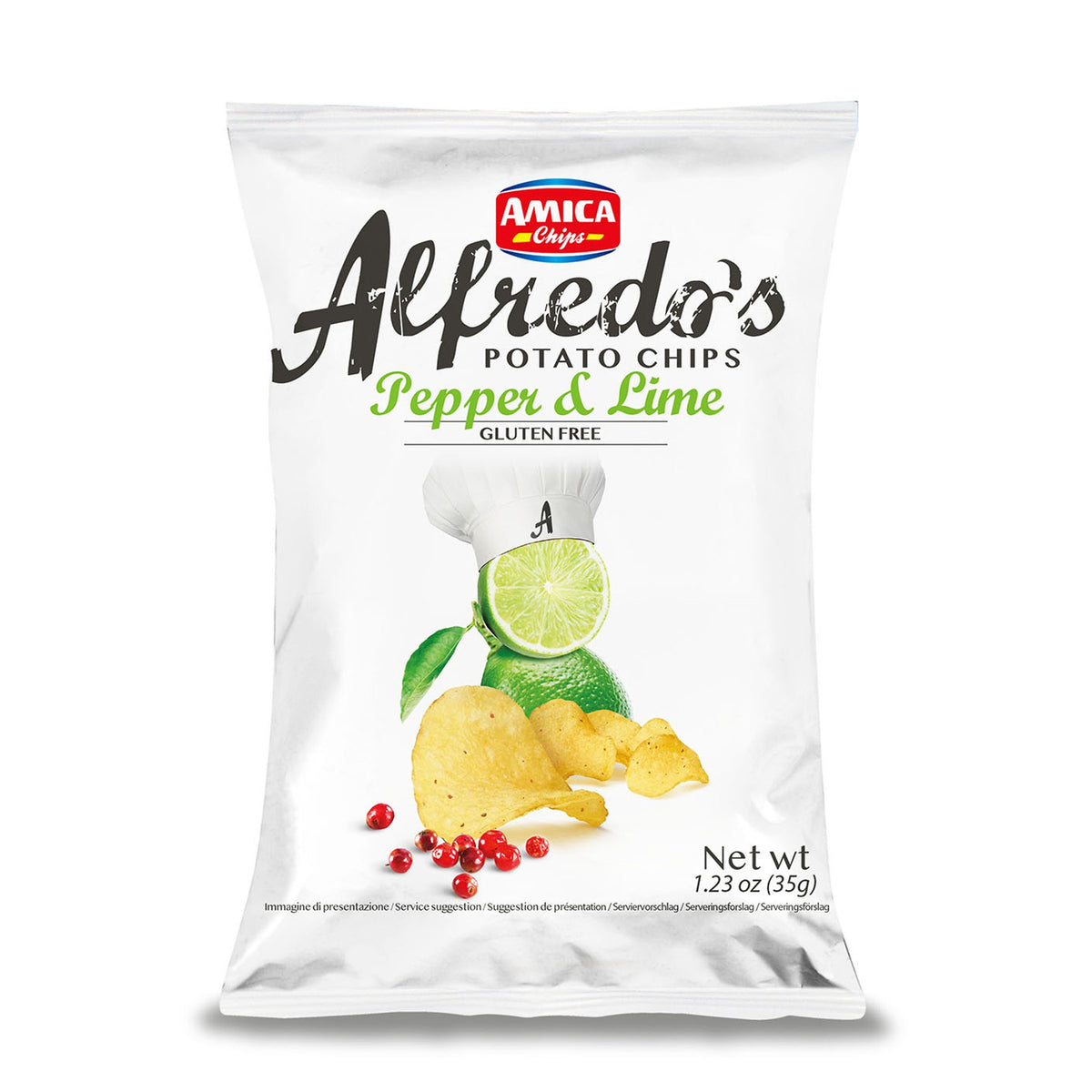 Alfredo's Black Pepper & Lime Chips image 1