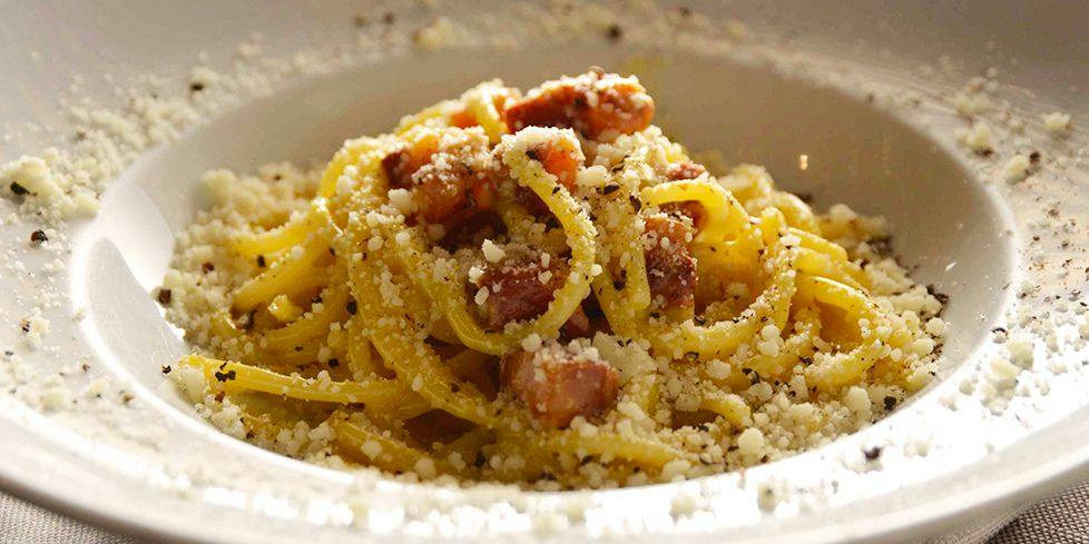 Carbonara Pasta with Guanciale Stagionato