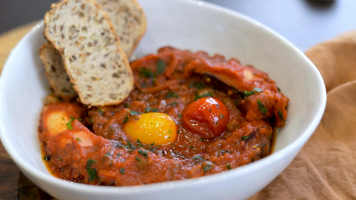 Octopus Tentacles in Tomato Sauce