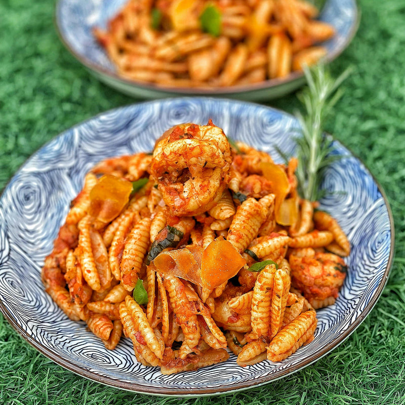 Prawn Malloreddus with Bottarga Shaves