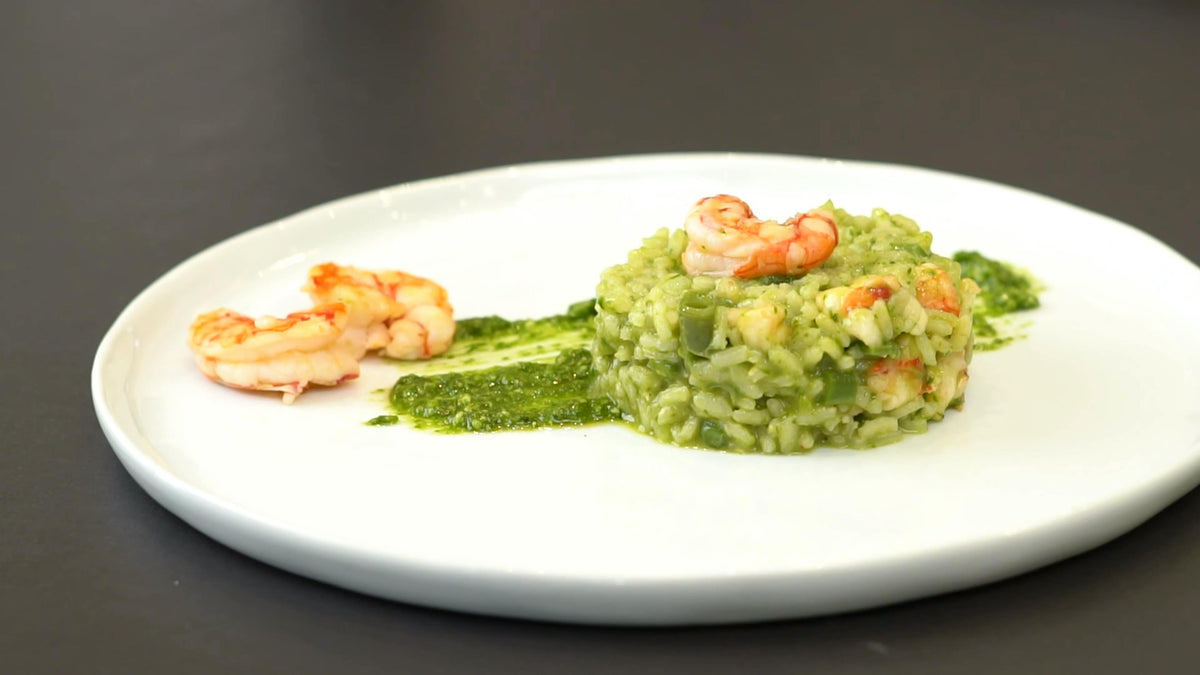 Shrimp and Pesto Risotto