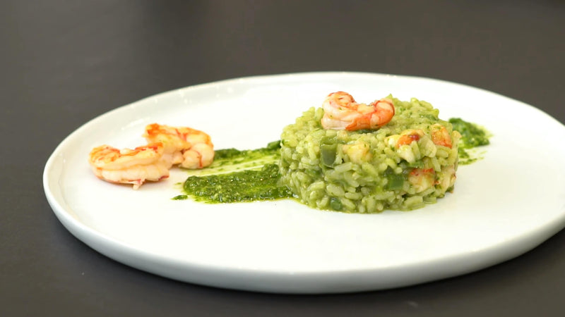 Shrimp and Pesto Risotto