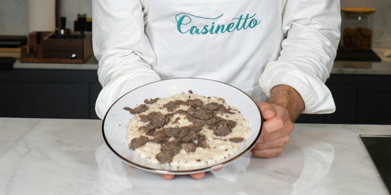 Valentine's Dinner: Risotto with Black Truffle